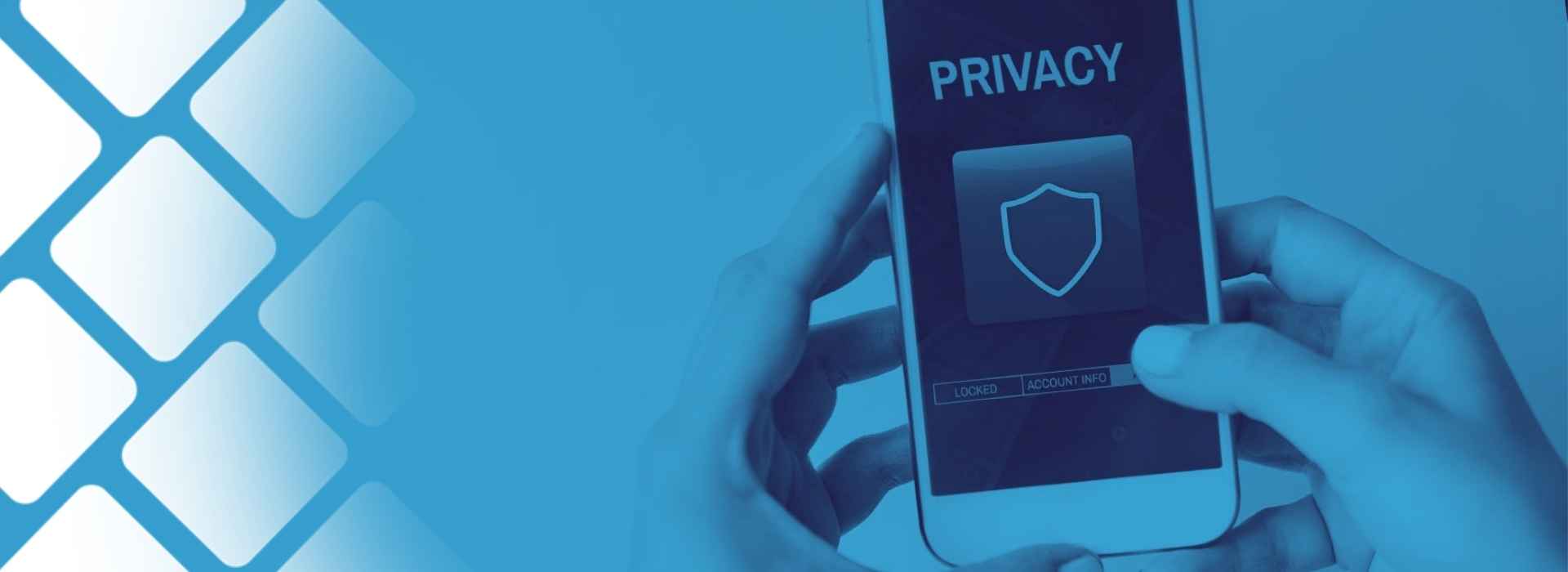 Privacy Shield auf Handy Display 